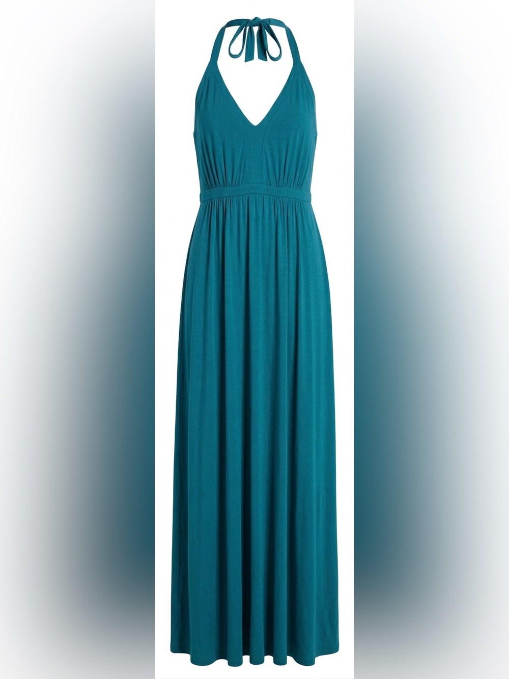 Express Teal Halter Maxi Dress - Women